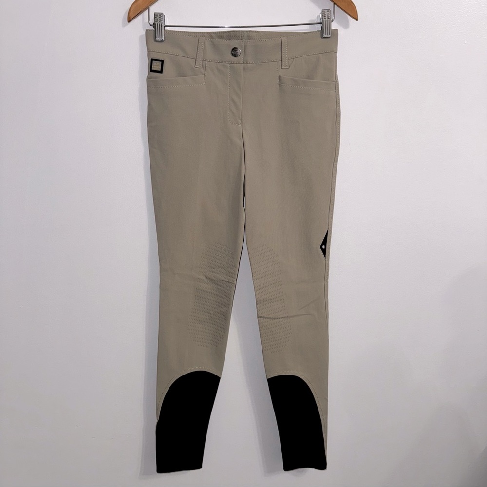 NWT EQUILINE ASH - WOMEN'S RIDING BREECHES SIZE 42/M COLOR BEIGE